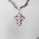 Small Cross - Serina-Khaki Braid - 1
